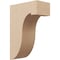Ekena Millwork 5"W x 10"D x 15"H Classic Del Monte Rough Cedar Woodgrain TimberThane Corbel, Primed Tan CORUR05X10X15DELRCPR - alternate 1